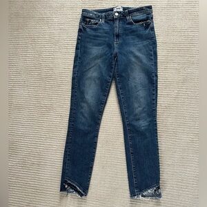 PAIGE Dark and Light Blue Denim Jeans size 29